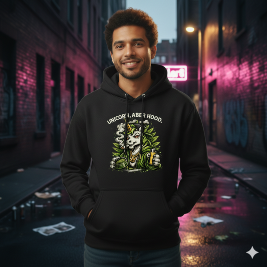 Unicorn, aber Hood - Organic Hoodie